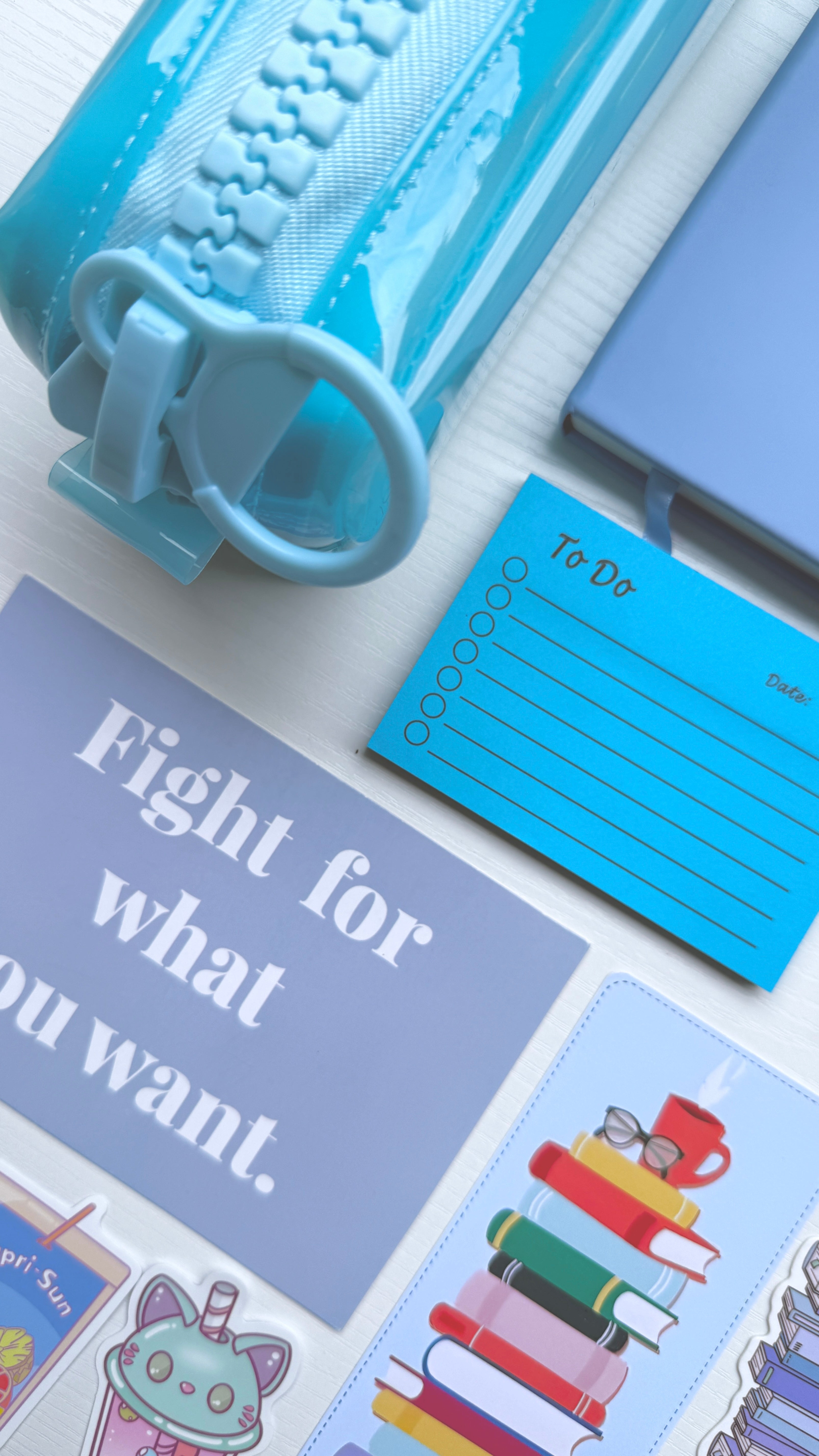 Aesthetic Gift Set with Stationery – Blue Whisper Edition