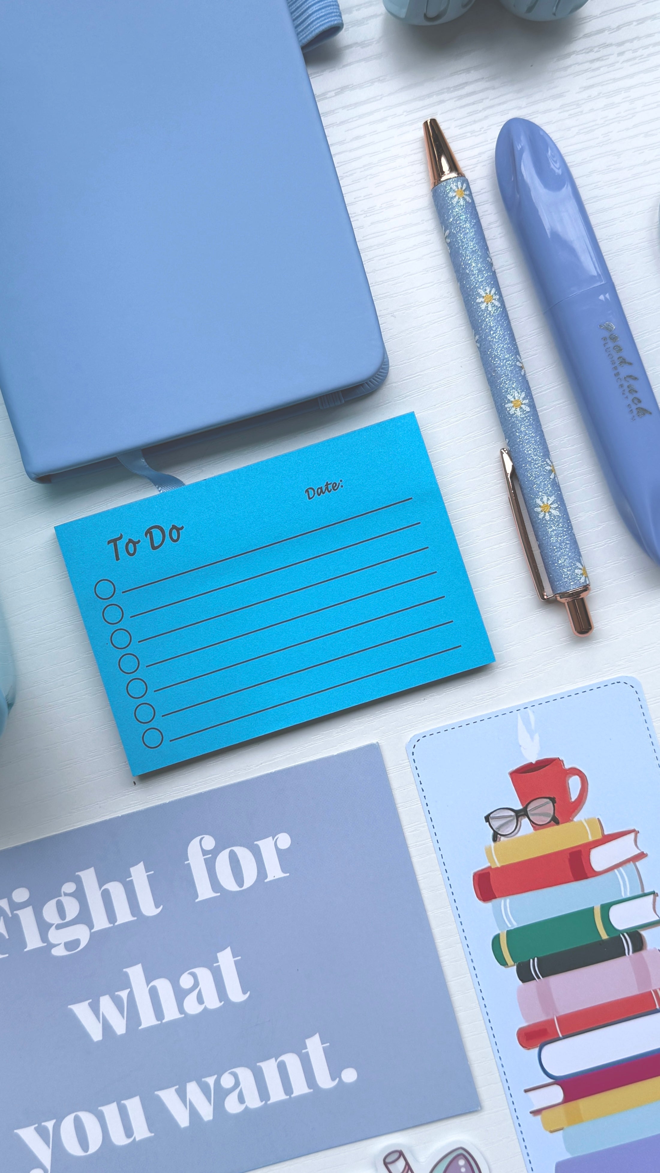 Aesthetic Gift Set with Stationery – Blue Whisper Edition