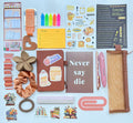 Soft Aesthetic Stationery Set – Caramel Whisper