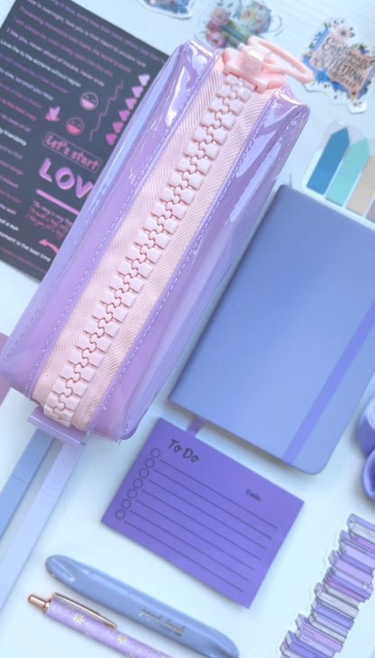 Calm Stationery Gift Set – Purple Velvet Aesthetic Bundle