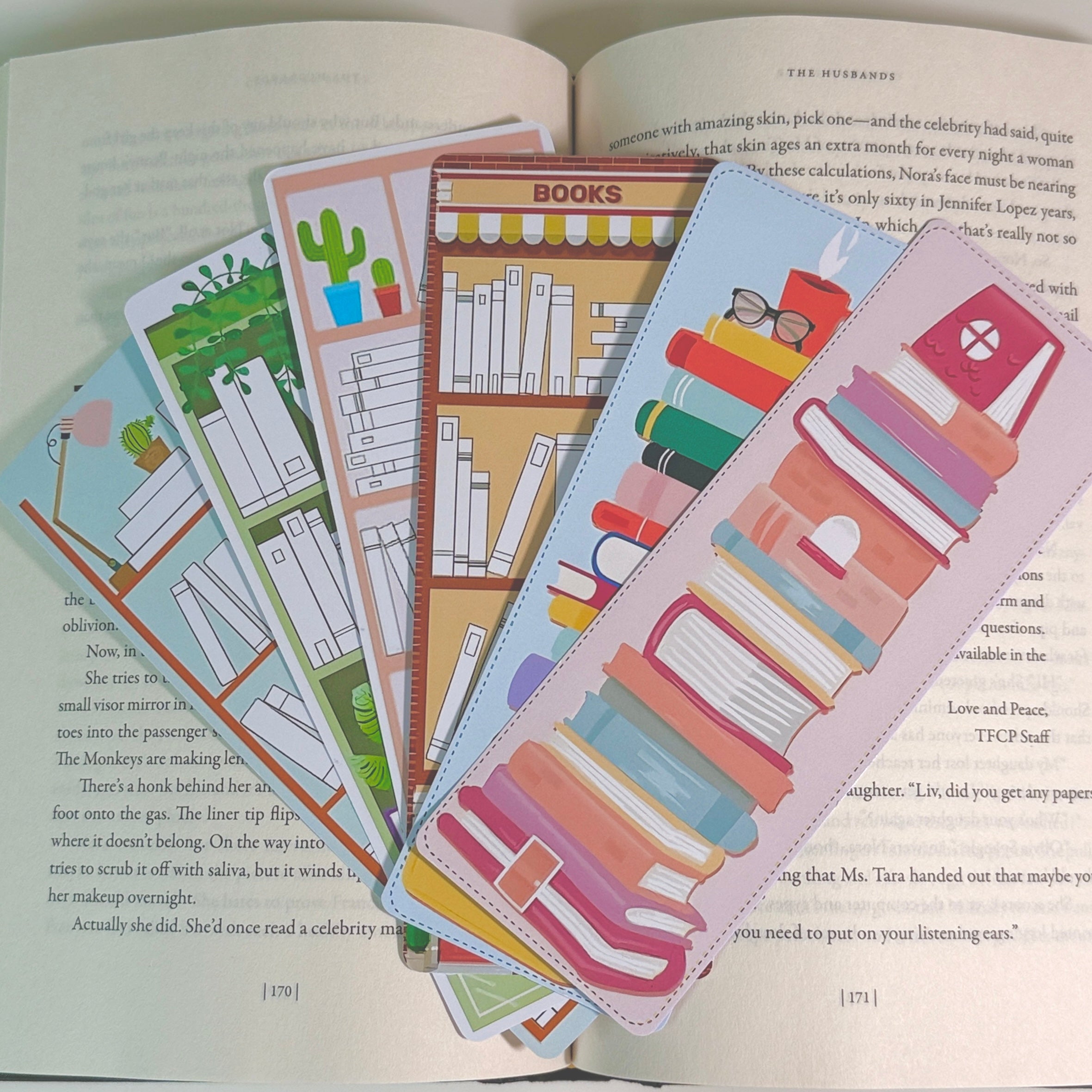 Fun Bookmark Set for Reading & Journals